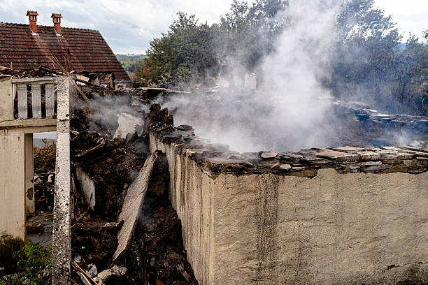 Professional Smoke Damage Removal technician working in McLean, TX